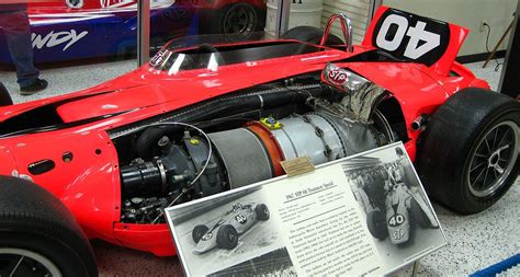 Turbine Powered Indy Car Driven By Parnelli Jones 1967 Turbine Engine