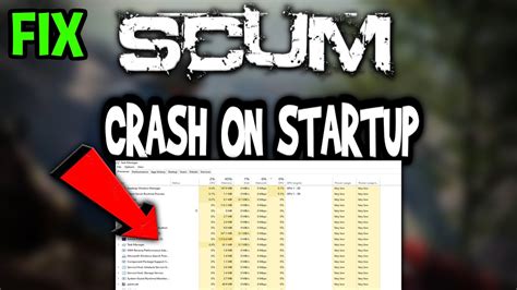 Scum How To Fix Crash On Startup Complete Tutorial Youtube