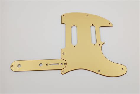 Hole Metallic Gold Acrylic Pickguard Control Plate For Us Mex