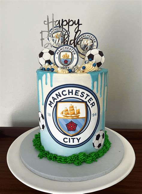 Manchester City Birthday Cake Ideas Images Pictures Messi Birthday