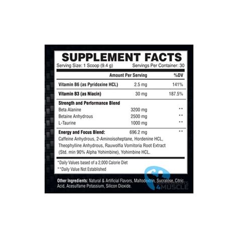 Bps Pharma Not Pussy DMAA Suplementos Supplements Muscle Supplements Muscle