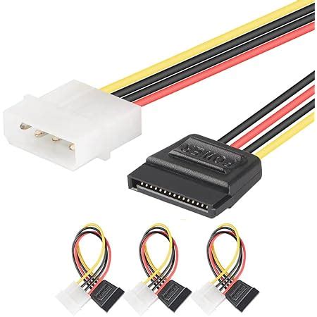 SATA Alimentation Fiche Vers 4 Broches LP4 Molex Femelle Adaptateur PSU