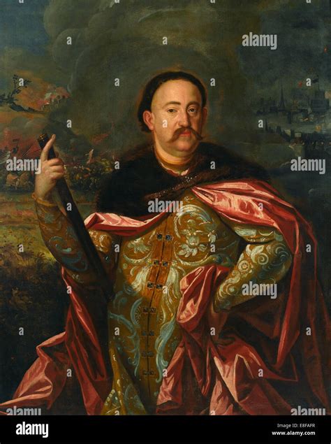 Portrait Of John Iii Sobieski King Of Poland And Grand