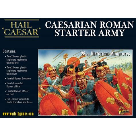 Caesarian Roman Starter Army Box Set Mm Ancients Hail Caesar Warlord