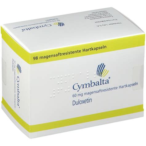 Cymbalta 60 Mg 98 St Mit Dem E Rezept Kaufen Shop Apotheke