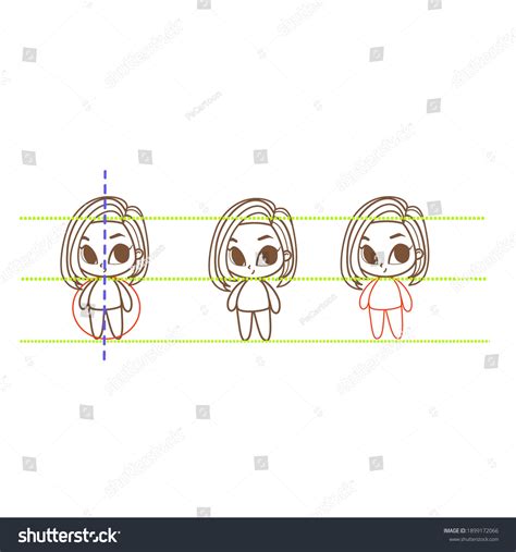 How Draw Chibi Anime Vector Stock Vector (Royalty Free) 1899172066 | Shutterstock