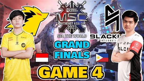 Onic Id Vs Blacklist International Game Msc Grand Finals