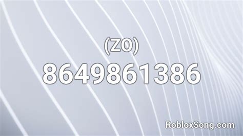 Zo Roblox Id Roblox Music Codes