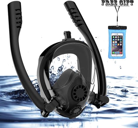 Full Face Snorkel Mask Hjkb K2 Backstroke Swiming Snorkeling Mask With