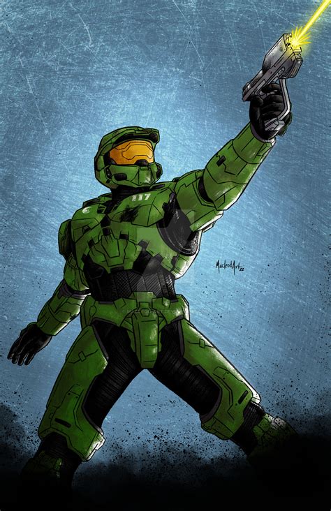 Master Chief Halo By Macleod Art On Deviantart