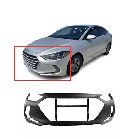 2017 2018 Hyundai Elantra Front Bumper Cover And Lower 52 OFF