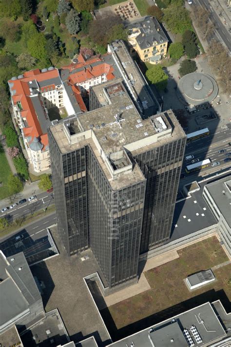 Berlin Von Oben Leerstehendes Hochhaus Steglitzer Kreisel Berlin Steglitz