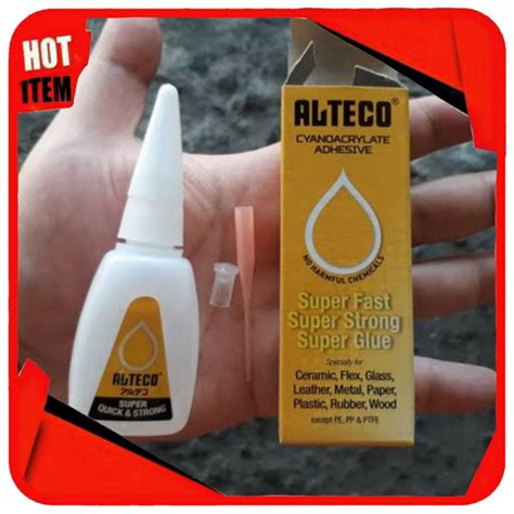 Jual ALTECO LEM SUPER GLUE LEM G CYANOARCYLATE ADHESIVE 20 GRAM