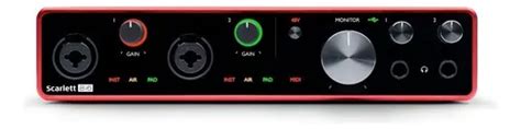 Interfaz De Audio Focusrite Scarlett I V V Gen