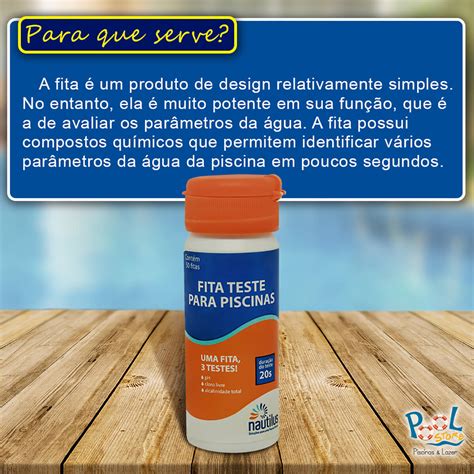 Fita Teste Piscina Cloro Ph Alcalinidade Nautilus Pool Store