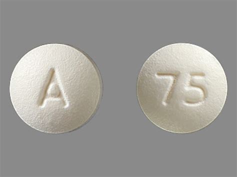 Pill Finder: A 75 White Round - Medicine.com