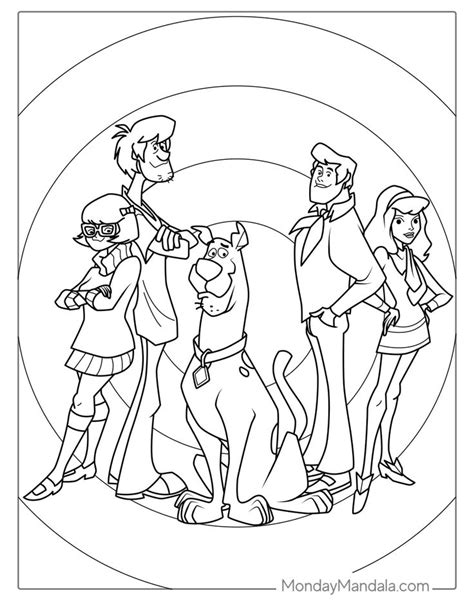 30 Scooby Doo Coloring Pages Free Pdf Printables Scooby Doo Coloring Pages Coloring Book