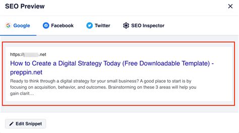 How To Use The Google Snippet Preview To Boost Your Seo