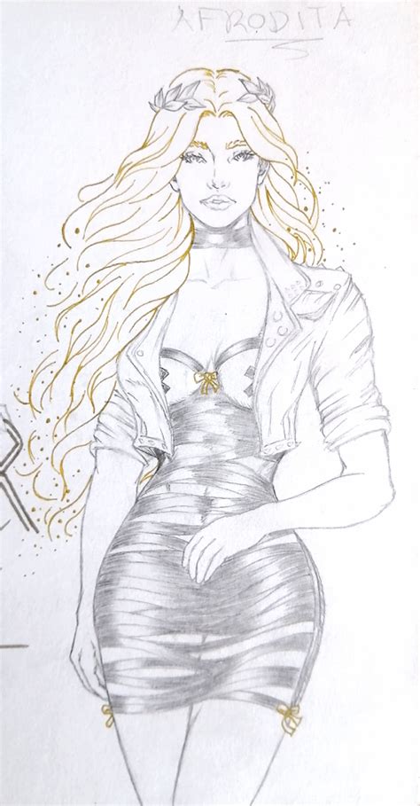 Aphrodite sketch by DaedalusM3x on DeviantArt