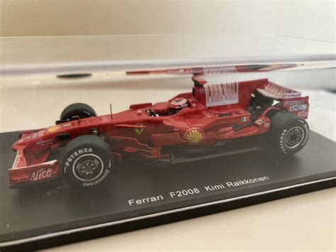 Yahooオークション 143 レッドラインモデル フェラーリf2008 キミ