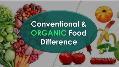 Organic And Non Organic Food Presentation Captions Update Trendy