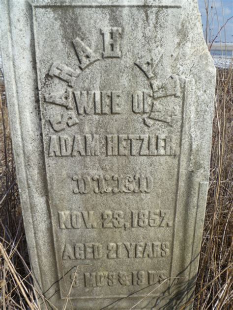 Sarah Ann Richardson Hetzler M Morial Find A Grave