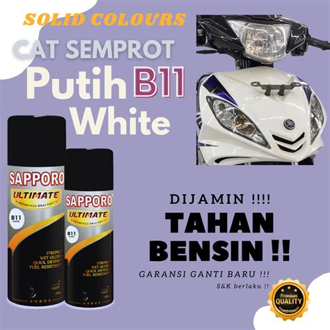 Jual Cat Sapporo Ultimate B11 White Bintang 1 Sapporo Ultimate