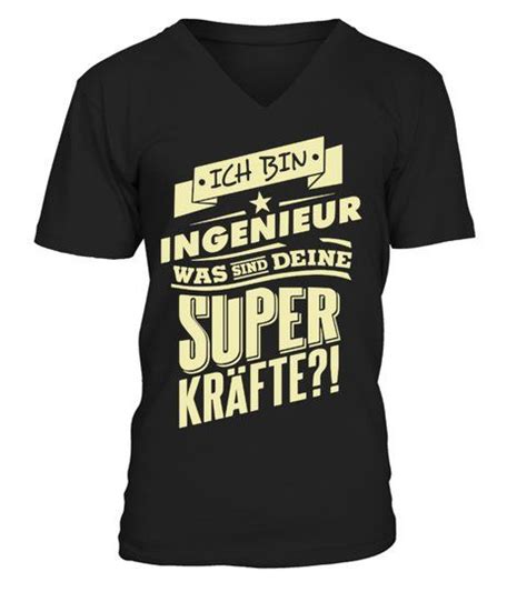 ich bin Ingenieur was sind deine Superkräfte V Ausschnitt T Shirt