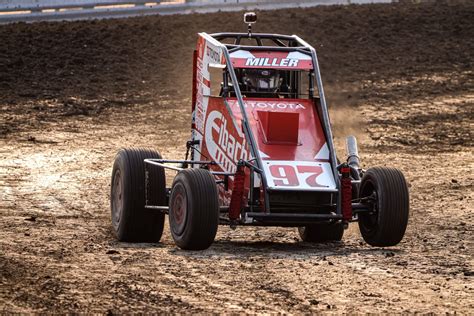 Gavin Miller Earns First USAC Midget Win At Indiana Midget Week