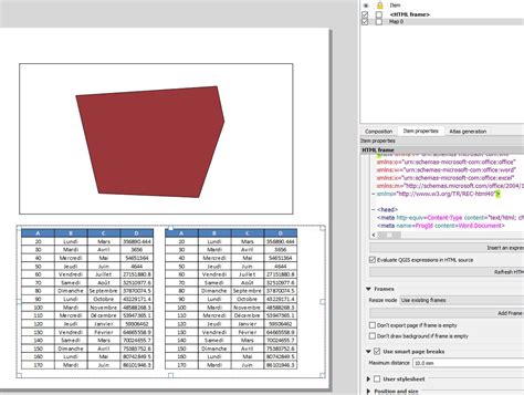 QGIS Composer Add Attribute Table With Repeating Columns Geographic