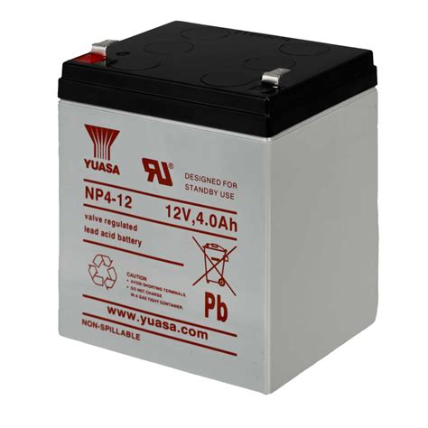 Yuasa Ah V Sealed Lead Acid Battery Np Nf Box Cef