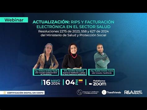 Actualizaci N Rips Vs Facturaci N Electr Nica En Salud Resoluci N