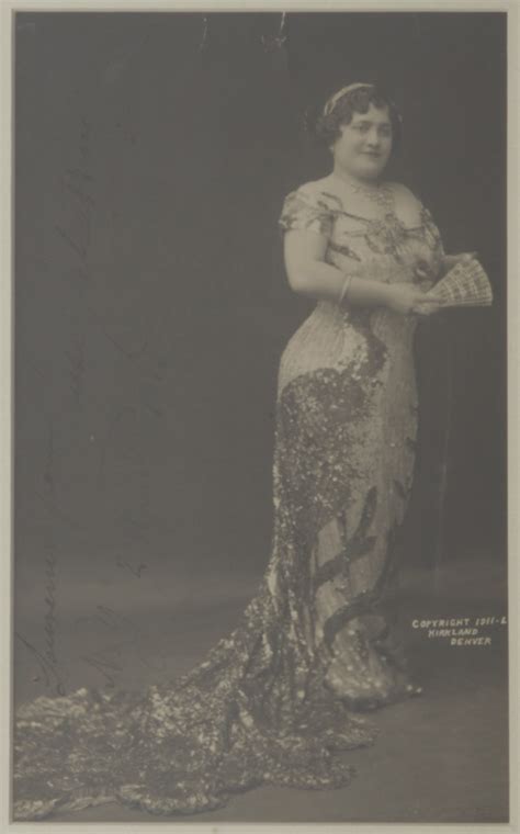 Large full-length photograph of the noted coloratura soprano in long ...