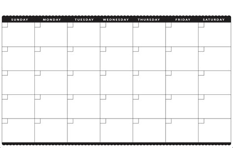 7 Best Images Of Cute Printable Blank Calendar Cute Blank Blank