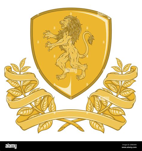 Lion Heraldry Cut Out Stock Images And Pictures Alamy