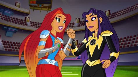 Image Dcshg Ig Starfire And Blackfire Dc Movies Wiki Fandom