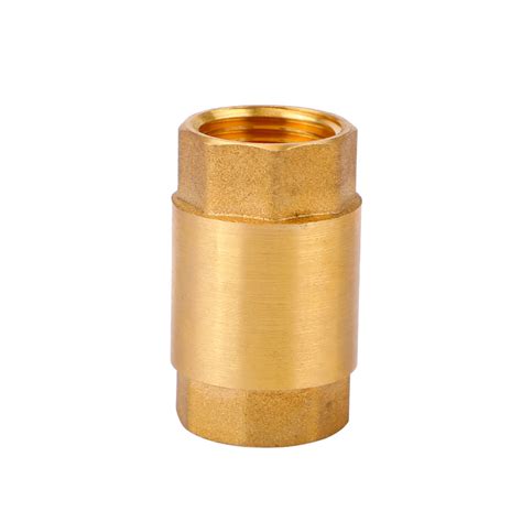 Full Size Brass One Way Check Valve Brass Spring Water Check Valves 12′′ 2′′ Brass Check Valve