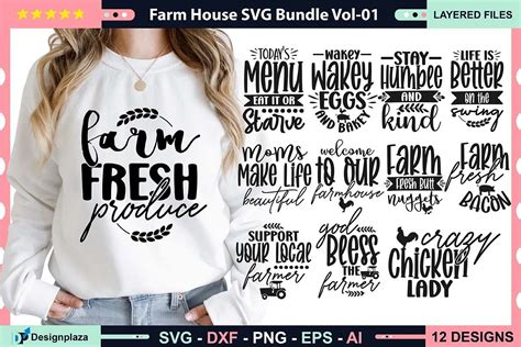 Farm House SVG Bundle Vol 01 By Teebusiness TheHungryJPEG