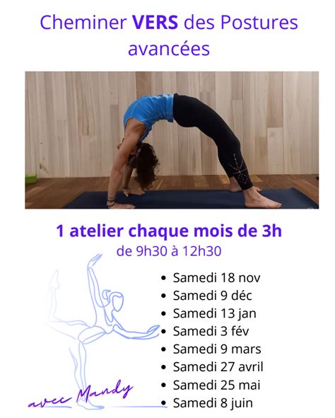 Atelier Yoga Cheminer vers des postures avancées Bien être et