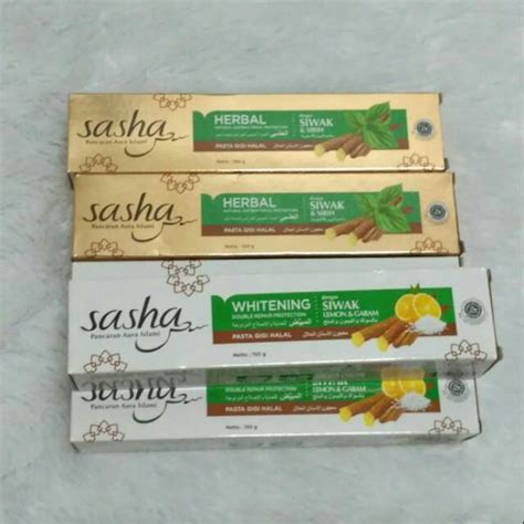 Jual Pasta Gigi Sasha Siwak 150 Gr Sasha Whitening Sasha Herbal