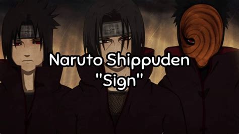 Naruto Shippuden Sign Romaji English Translation Lyrics