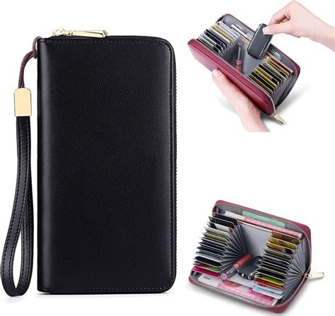 Unisex Anti Credit Card Fraud Multi Compartment Wallet Slots Rfid