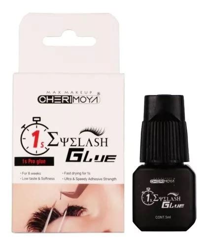 Adhesivo Extension De Pestañas 5ml Cherimoya Glue Premiun Color Negro 1