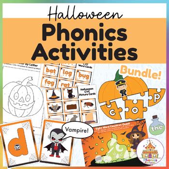 Halloween Phonics Activities Bundle Fun Games And Printables