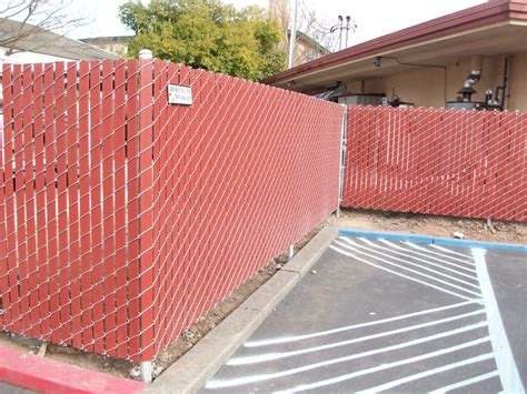 Vinyl Slatted Chainlink Fences Arbor Fence Inc A Diamond Certified