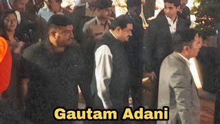 Gautam Adani At Ambani S Wedding Mukesh Ambani Anant Ambani And Radhika ...