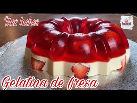 Receta De Gelatina De Tres Leche Con Queso Philadelphia Crampton El