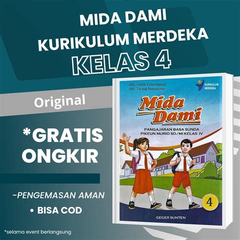 Jual Mida Dami Kelas 4 Sd Kurikulum Merdeka Midadami Basa Sunda Geger