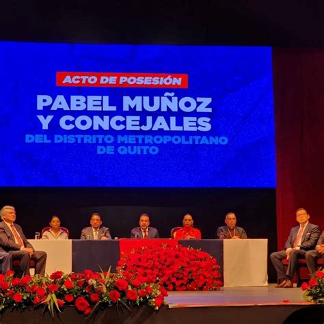 TOMA POSESIÓN NUEVO ALCALDE QUITO Ministerio