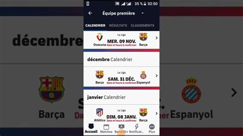 Calendrier Complet Des Matchs Du Fc Barcelone Saison 20222023 Liga